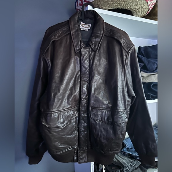 Vintage Banana Republic Leather Jacket - Picture 1 of 4